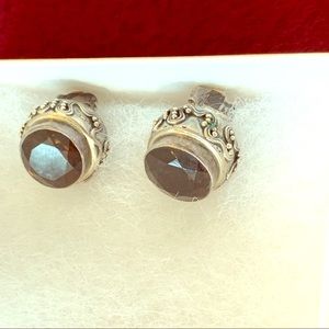 Sterling silver clip on earrings